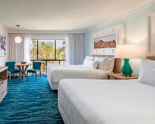 Riviera Resort & Spa Palm Springs - Wohnbeispiel Standard 2 Queen (Zimmercodierung UG4)