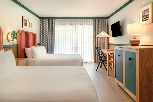 Royal Sun Palm Springs - Wohnbeispiel Oasis Two Queen, Poolside Hideaway Two Queen