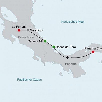 Panama & Costa Rica: Zwischen Palmen und Vulkanen