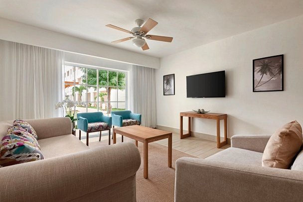 Sunscape Coco Punta Cana - Wohnbeispiel Sun Club 3-Bedroom Family Suite (Zimmercodierung PBG)