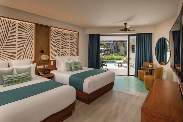 Dreams Macao Beach Punta Cana - Wohnbeispiel Preferred Club JS Swim out (Zimmercodierung JBQ)