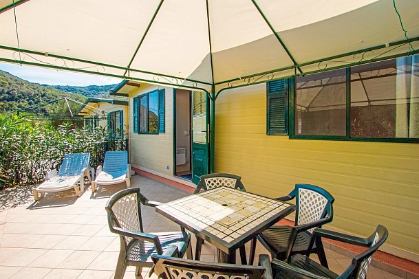 Camping Oliva - Wohnbeispiel Mobilheim Standard (Zimmercodierung CG1)