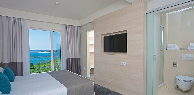 Park Plaza Belvedere - Wohnbeispiel Doppelzimmer Meerseite (Zimmercodierung DBC)