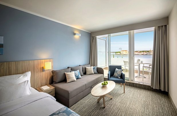 Isabella Island Resort Valamar Collection - Wohnbeispiel Zimmer für 2 plus 1 Meerblick (Zimmercodierung TSM)