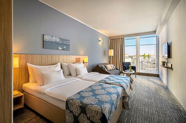 Isabella Island Resort Valamar Collection - Wohnbeispiel Zimmer für 2 plus 2 Meerblick (Zimmercodierung FBU)