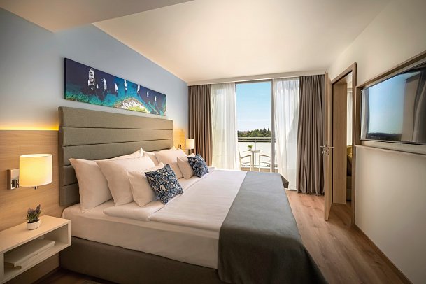 Valamar Parentino Hotel - Wohnbeispiel Suite für 2 plus 2 (Zimmercodierung JMV)