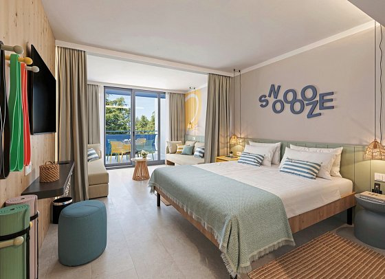 Sunny Porec Hotel by Valamar - Wohnbeispiel Zimmer für 2 plus 2 (Zimmercodierung FB1)