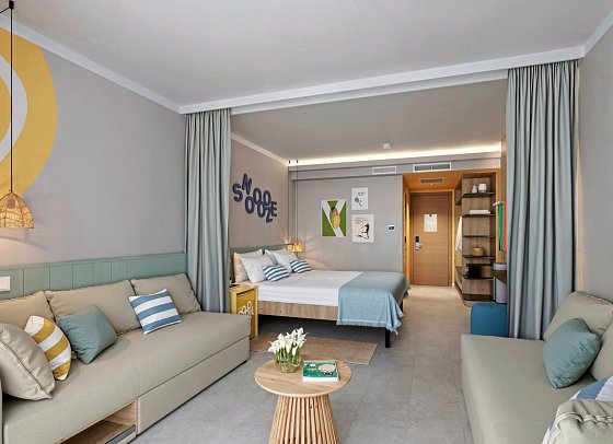 Sunny Porec Hotel by Valamar - Wohnbeispiel Zimmer für 2 plus 2 (Zimmercodierung FB1)