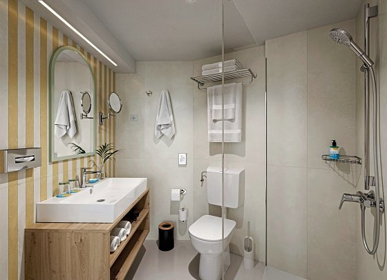 Sunny Porec Hotel by Valamar - Badbeispiel (Zimmercodierungen DS1, TS1 & FB1)