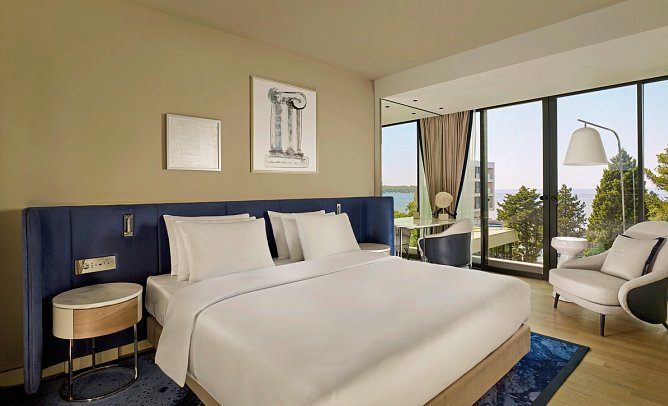 Grand Hotel Brioni Pula, A Radisson Collection Hotel - Wohnbeispiel Doppelzimmer Meerseite (Zimmercodierung DBC)