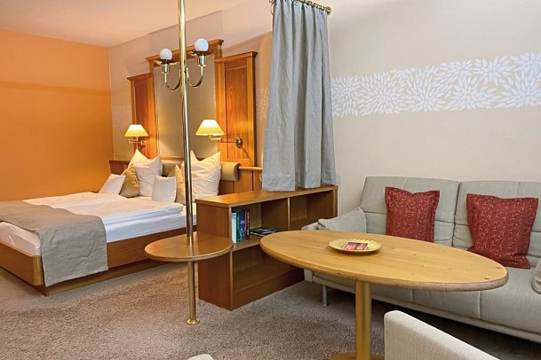 Wellness- & Nationalpark-Hotel Schliffkopf - Wohnbeispiel Einzelzimmer (Zimmercodierung EB1)
