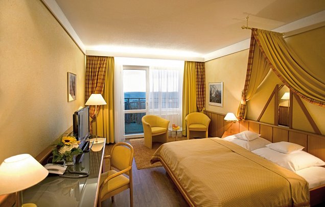 Wellness- & Nationalpark-Hotel Schliffkopf - Wohnbeispiel Doppelzimmer Roter Schliff (Zimmercodierungen DB1, DX1 & DX2)