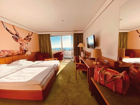 Wellness- & Nationalpark-Hotel Schliffkopf - Wohnbeispiel Doppelzimmer Roter Schliff (Zimmercodierungen DB1, DX1 & DX2)