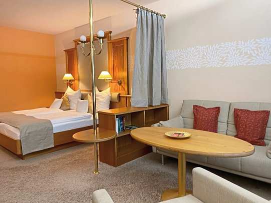 Wellness- & Nationalpark-Hotel Schliffkopf - Wohnbeispiel Doppelzimmer Steinmäuerle (Zimmercodierungen DB2, DX3 & DX4)