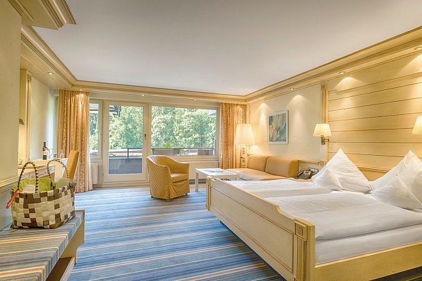 Ringhotel Mönchs Waldhotel - Wohnbeispiel Doppelzimmer Komfort Balkon (Zimmercodierung DF1)