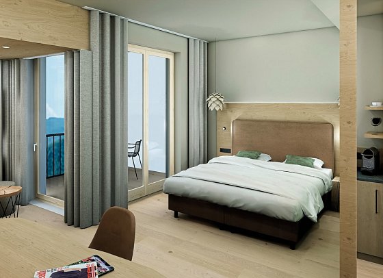 Waldhotel am Notschreipass - Wohnbeispiel Doppelzimmer Nordic (Zimmercodierung DB1)