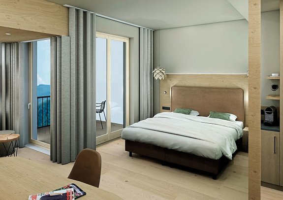 Waldhotel am Notschreipass - Wohnbeispiel Doppelzimmer Nordic (Zimmercodierung DB1)