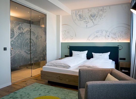 Hotel FederWERK - Wohnbeispiel Doppelzimmer Superior (Zimmercodierung DS1)