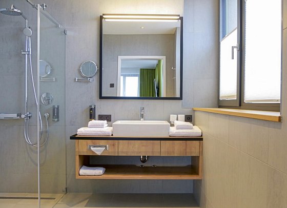 Hotel FederWERK - Wohnbeispiel Doppelzimmer Deluxe (Zimmercodierung DD1)