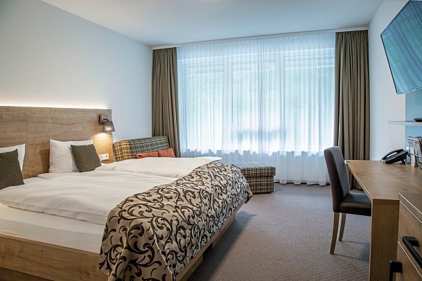 Hofgut Sternen - Wohnbeispiel Doppelzimmer Komfort (Zimmercodierung DF1)