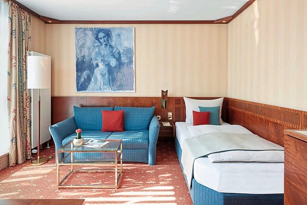 Living Hotel Kanzler - Wohnbeispiel Einzelzimmer Business (Zimmercodierung EB1)