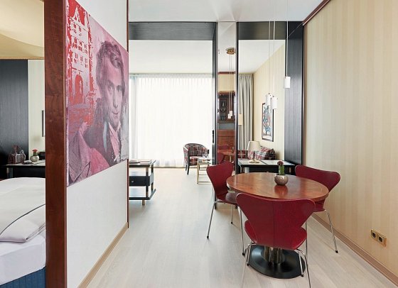 Living Hotel Kanzler - Wohnbeispiel Doppelzimmer Deluxe (Zimmercodierung DD1)