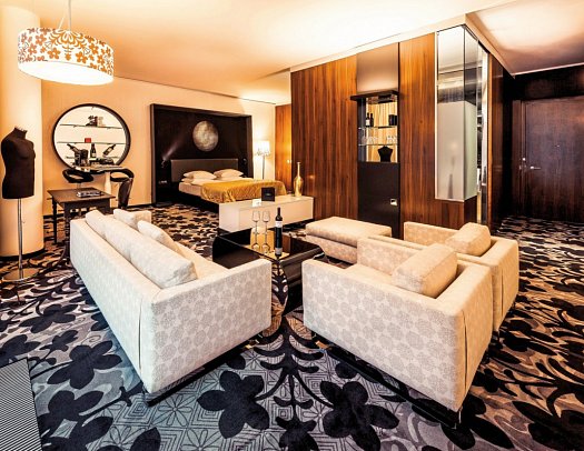 Kameha Grand Bonn - Wohnbeispiel Juniorsuite (Zimmercodierung JB1)