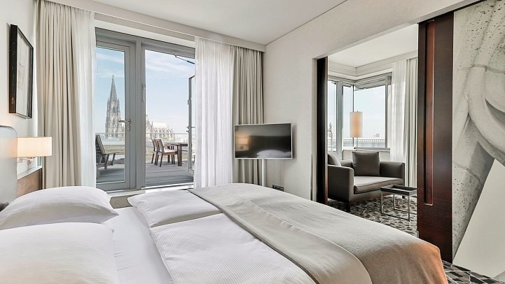 Dorint Hotel am Heumarkt Köln - Wohnbeispiel Doppelzimmer Superior (Zimmercodierung DS1)