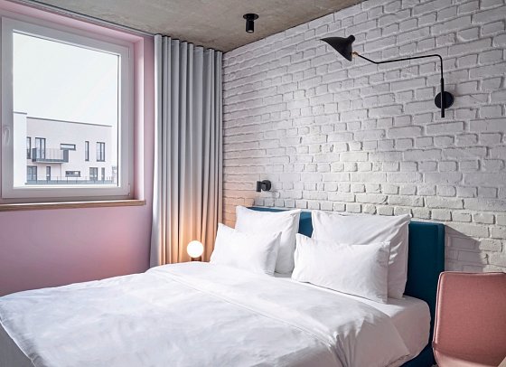 URBAN LOFT Cologne - Wohnbeispiel Doppelzimmer Urban Basic (Zimmercodierung DG1)