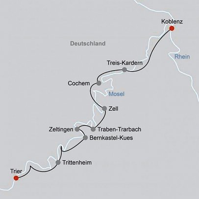 Mosel-Radweg - Der Klassiker