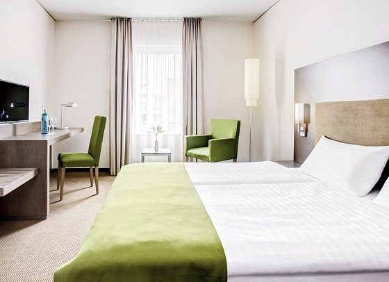 IntercityHotel Mainz - Wohnbeispiel Doppelzimmer Standard (Zimmercodierungen DG1 & DC1)