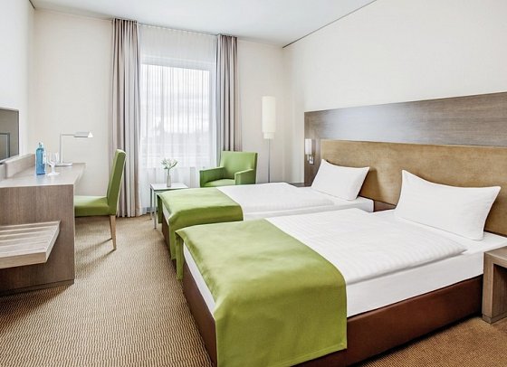 IntercityHotel Mainz - Wohnbeispiel Doppelzimmer Standard (Zimmercodierungen DG1 & DC1)
