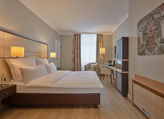 Steigenberger Hotel Bad Neuenahr - Wohnbeispiel Doppelzimmer Standard (Zimmercodierung DG1)