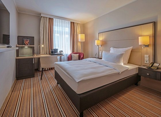 Steigenberger Hotel Bad Neuenahr - Wohnbeispiel Einzelzimmer Standard (Zimmercodierung EG1)