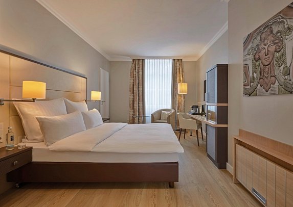 Steigenberger Hotel Bad Neuenahr - Wohnbeispiel Doppelzimmer Standard (Zimmercodierung DG1)