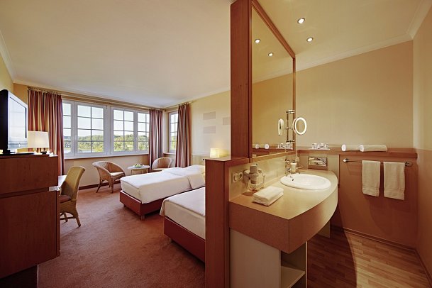 LINDNER Hotel & Sporting Club Wiesensee - Wohnbeispiel Doppelzimmer Komfort (Zimmercodierung DF1)