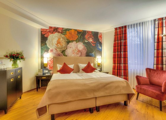 Nells Park Hotel - Wohnbeispiel Doppelzimmer Komfort Deluxe (Zimmercodierung DD2)