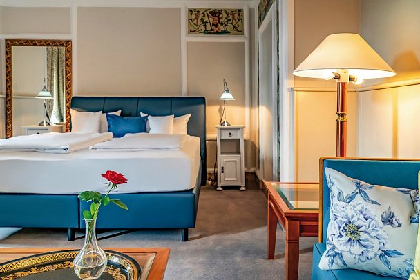 Romantik Jugendstilhotel Bellevue - Wohnbeispiel Doppelzimmer (Zimmercodierungen DB1 & DX1)