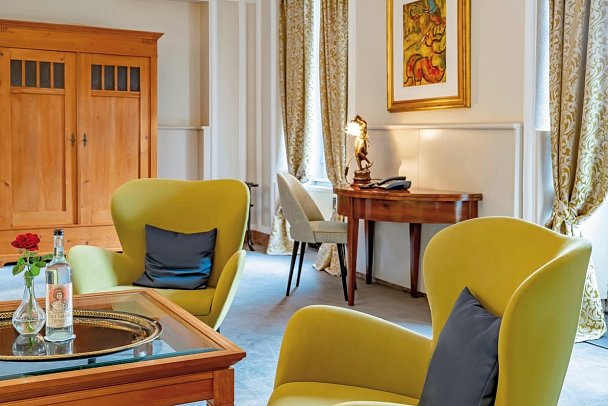 Romantik Jugendstilhotel Bellevue - Wohnbeispiel Doppelzimmer (Zimmercodierungen DB1 & DX1)