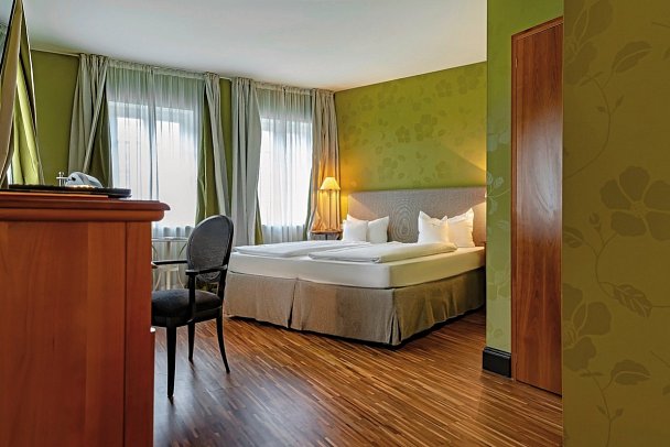 Romantik Jugendstilhotel Bellevue - Wohnbeispiel Doppelzimmer Komfort (Zimmercodierungen DF1 & DX2)