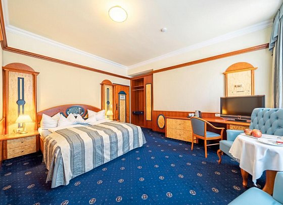 Hotel Fürstenhof - Wohnbeispiel Doppelzimmer Superior Kingsize (Zimmercodierung DS1)