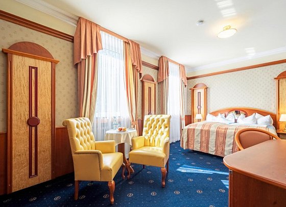 Hotel Fürstenhof - Wohnbeispiel Doppelzimmer Superior Kingsize (Zimmercodierung DS1)