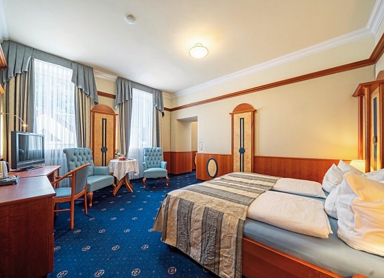 Hotel Fürstenhof - Wohnbeispiel Doppelzimmer Superior Kingsize (Zimmercodierung DS1)