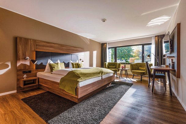 Sporthotel Grafenwald - Wohnbeispiel Doppelzimmer Komfort (Zimmercodierung DF1)