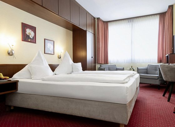Hotel Amberger - Wohnbeispiel Doppelzimmer (Zimmercodierung DB1)