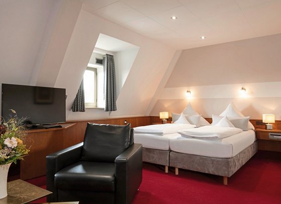 Hotel Amberger - Wohnbeispiel Doppelzimmer (Zimmercodierung DB1)