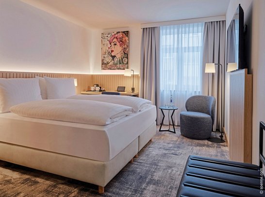 Dorint Hotel Würzburg - Wohnbeispiel Doppelzimmer Standard (Zimmercodierung DG1)