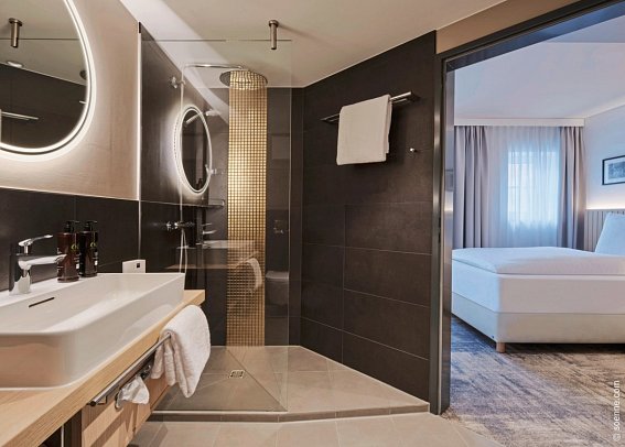 Dorint Hotel Würzburg - Wohnbeispiel Doppelzimmer Standard (Zimmercodierung DG1)