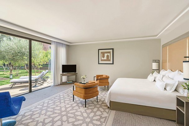 Mövenpick Hotel Mansour Eddahbi Marrakech - Wohnbeispiel Doppelzimmer Deluxe (Zimmercodierung DD1)