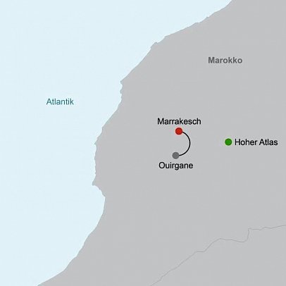 Marrakesch und das faszinierende Atlasgebirge bewusst entdecken